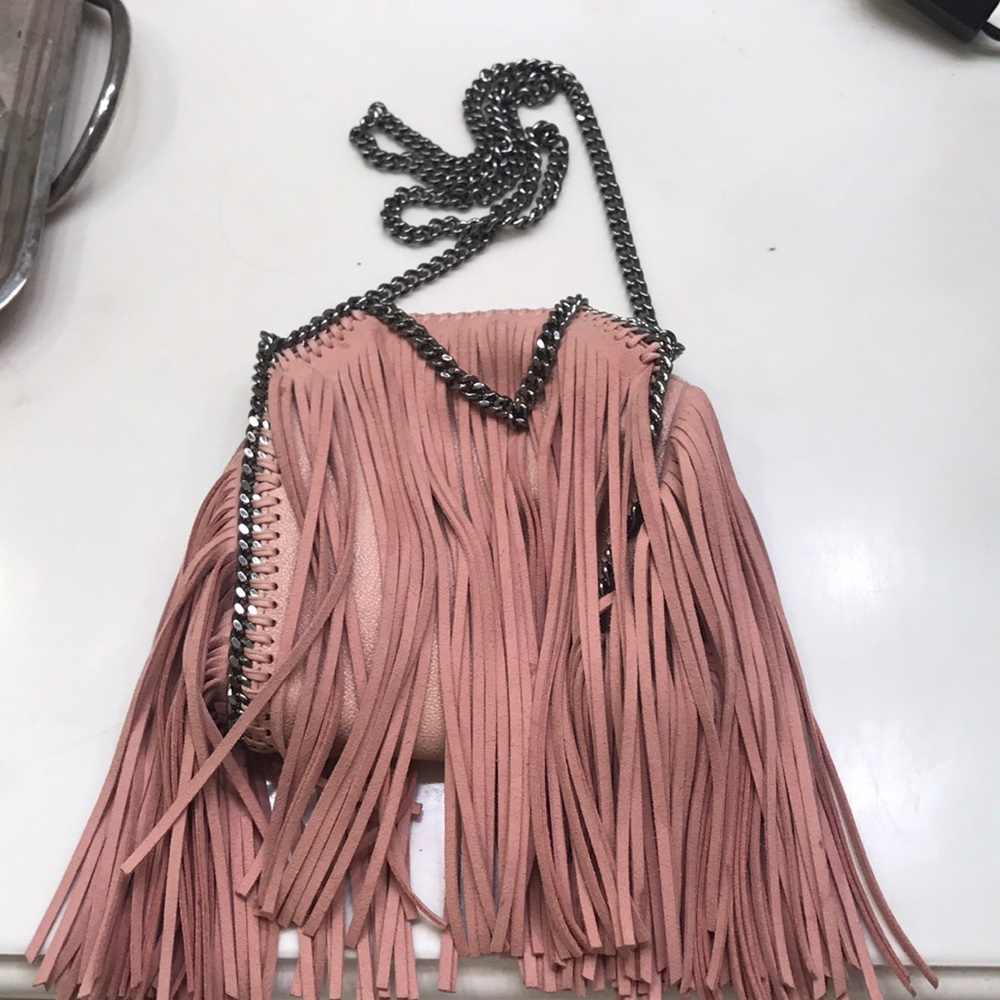 Stella McCartney mini fringe Falabella purse